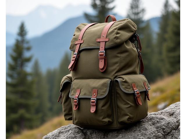 撥水加工された天然繊維のアウトドア用品